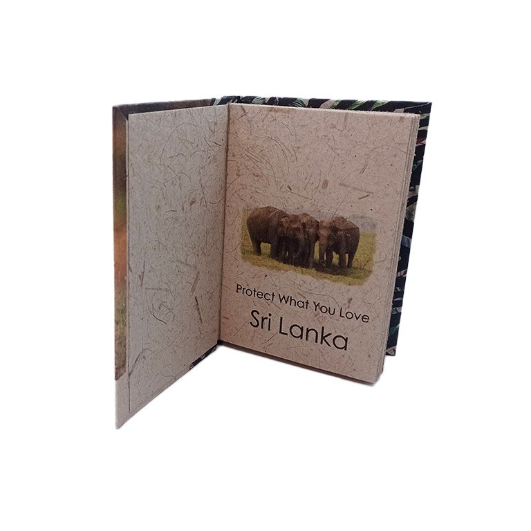 Eco-Friendly A6 Notebook – Jungle Bear Illustration from Sri Lanka - Image 2